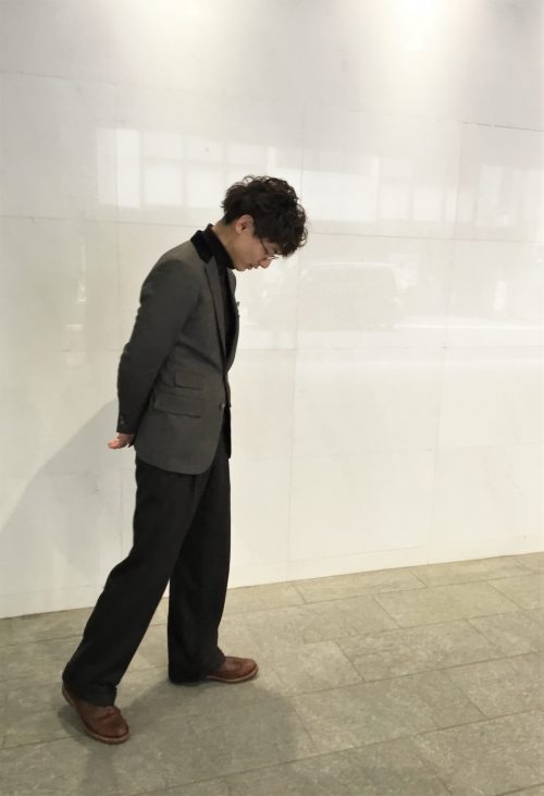 Men Sワイドパンツ オーダースーツは完全国内縫製のhanabishi ハナビシ