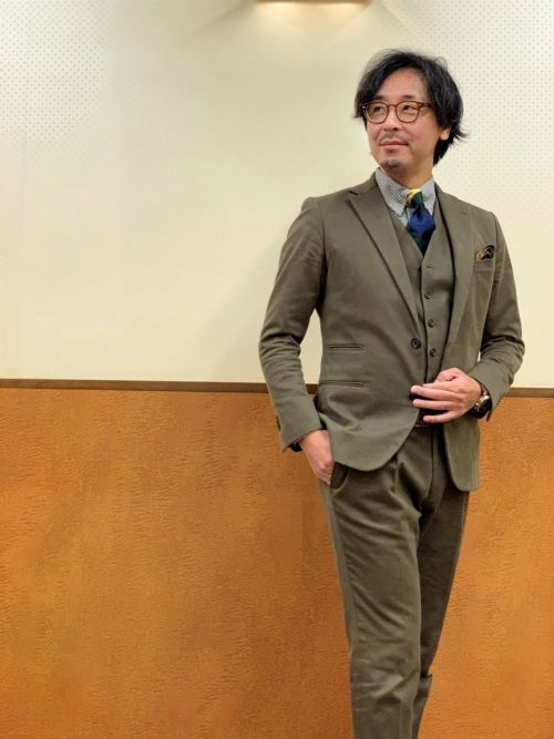 秋から冬に楽しみたいコットンスーツ | オーダースーツは完全国内縫製 
