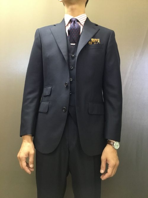 魅惑のドーメルでスリーピース | オーダースーツは完全国内縫製の 