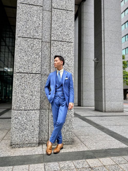 SCABAL オーダースリーピーススーツ | オーダースーツは完全国内縫製の 