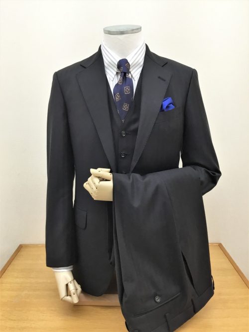 新品 11.8万 ジェイプレス イタリアCERRUTI生地 ダブル スーツ AB5(幅広M) 灰 【J52410】 秋冬 メンズ J.PRESS チェルッティ PRESTIGE 新品 11.8万 ジェイプレス イタリアCERRUTI生地 ダブル スーツ A6(L