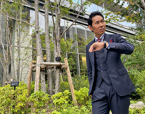 高級生地を身にまとう『Loro Piana』スリーピーススーツ | オーダー