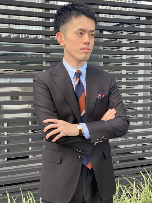 TRABALDO TOGNAブラウンスーツ メンズ編 | オーダースーツは完全国内 